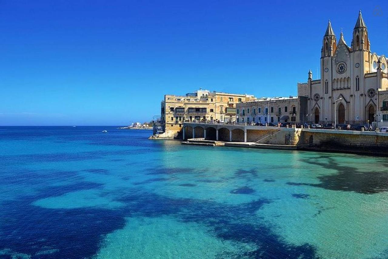 Art Deco Luxury Apartment, Central Location Sliema Ngoại thất bức ảnh